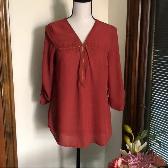 Rue21 | 3/4 Sleeve Blouse Size S - Picture 1 of 8